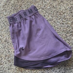 Under Armour Lavender Performance Shorts